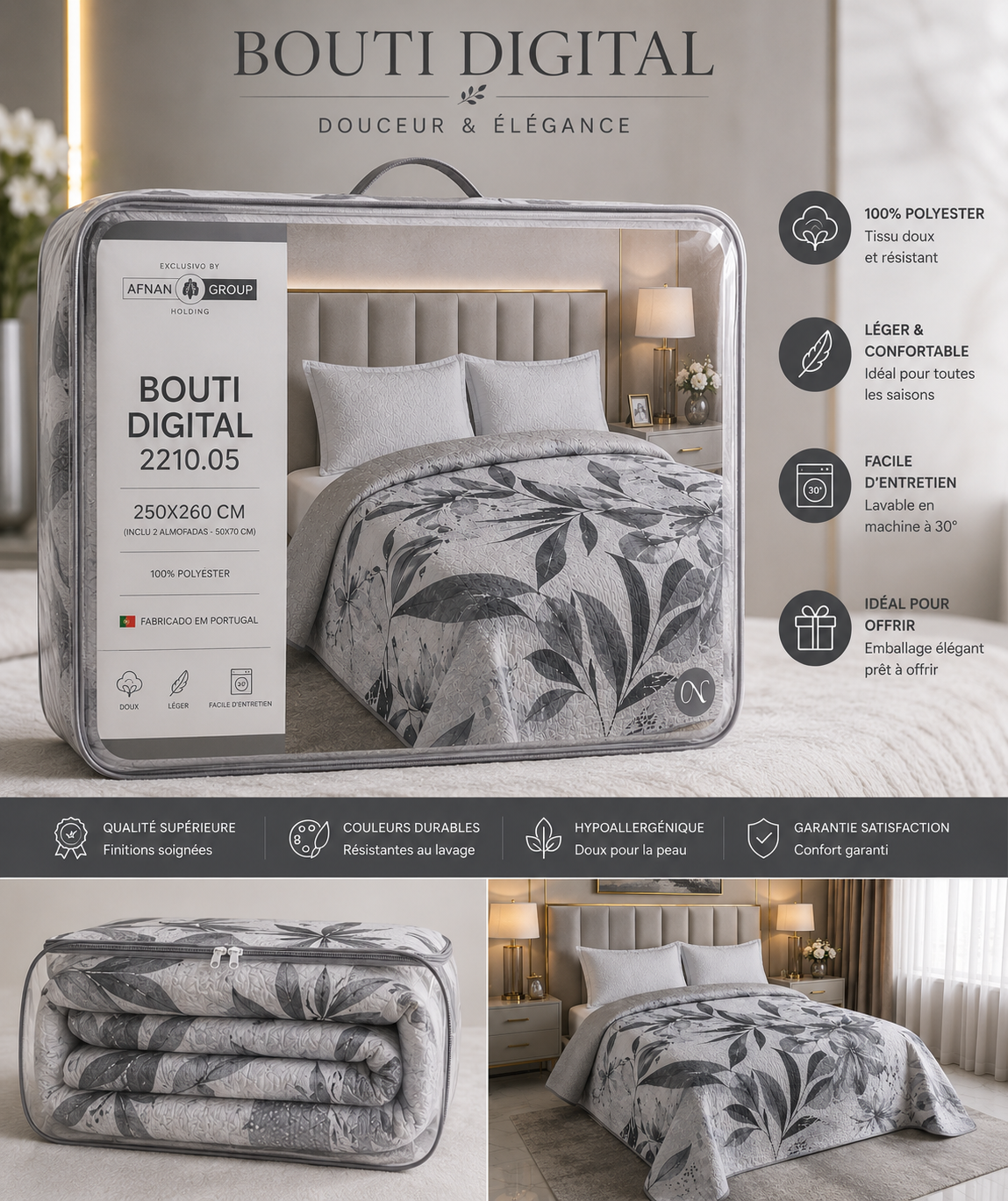 Couvre-lit Portugal Premium – La différence est dans la finition