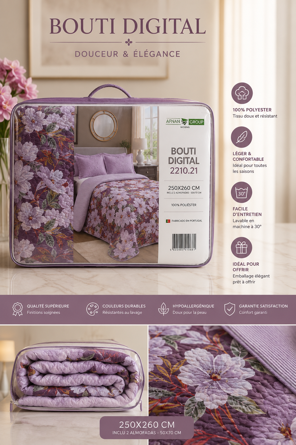 Couvre-lit Portugal Premium – La différence est dans la finition