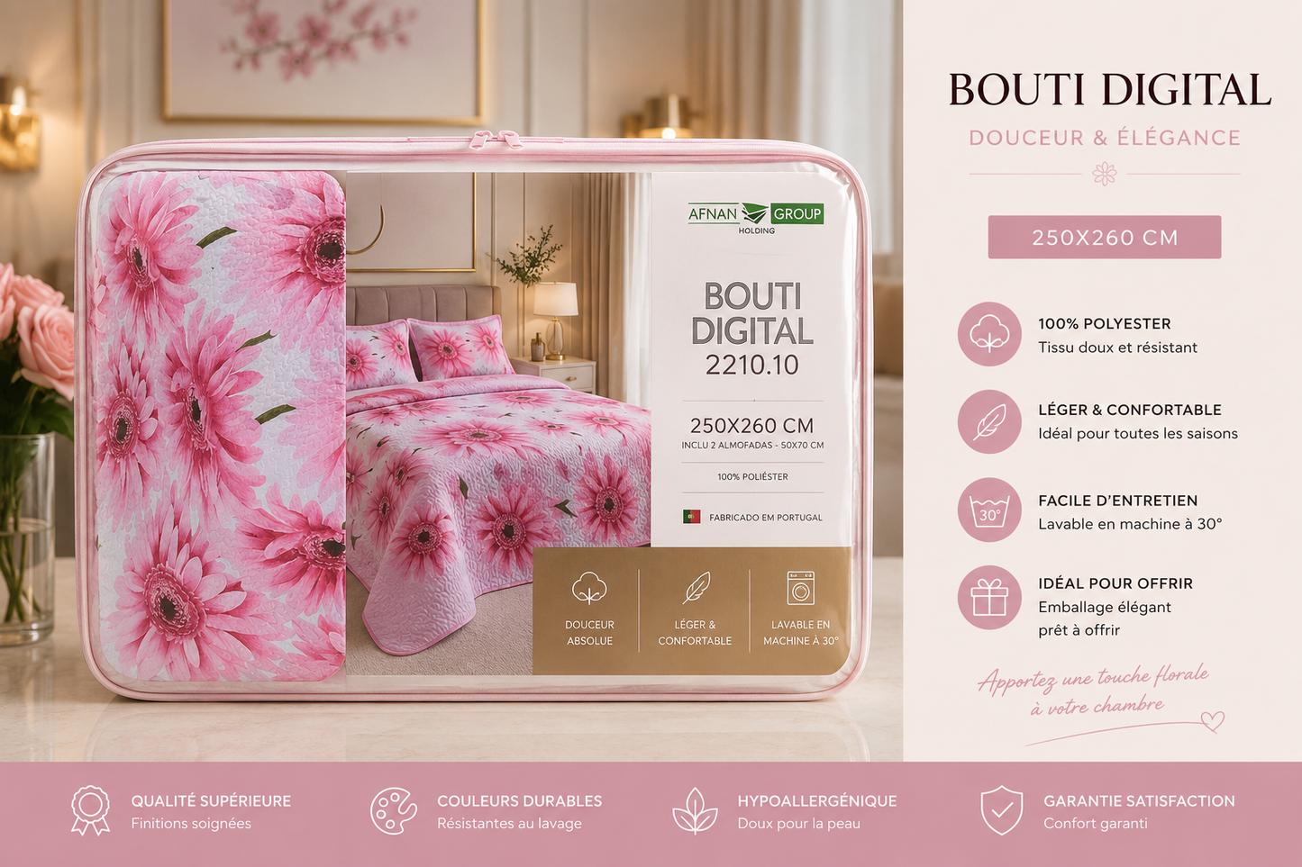Couvre-lit Portugal Premium – La différence est dans la finition