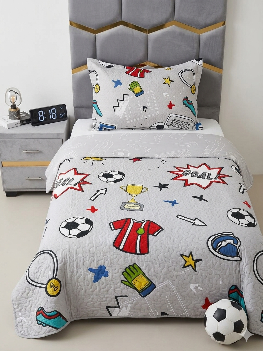 Couvre-lit enfant – Thème Football