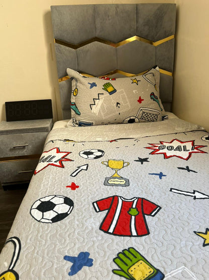 Couvre-lit enfant – Thème Football