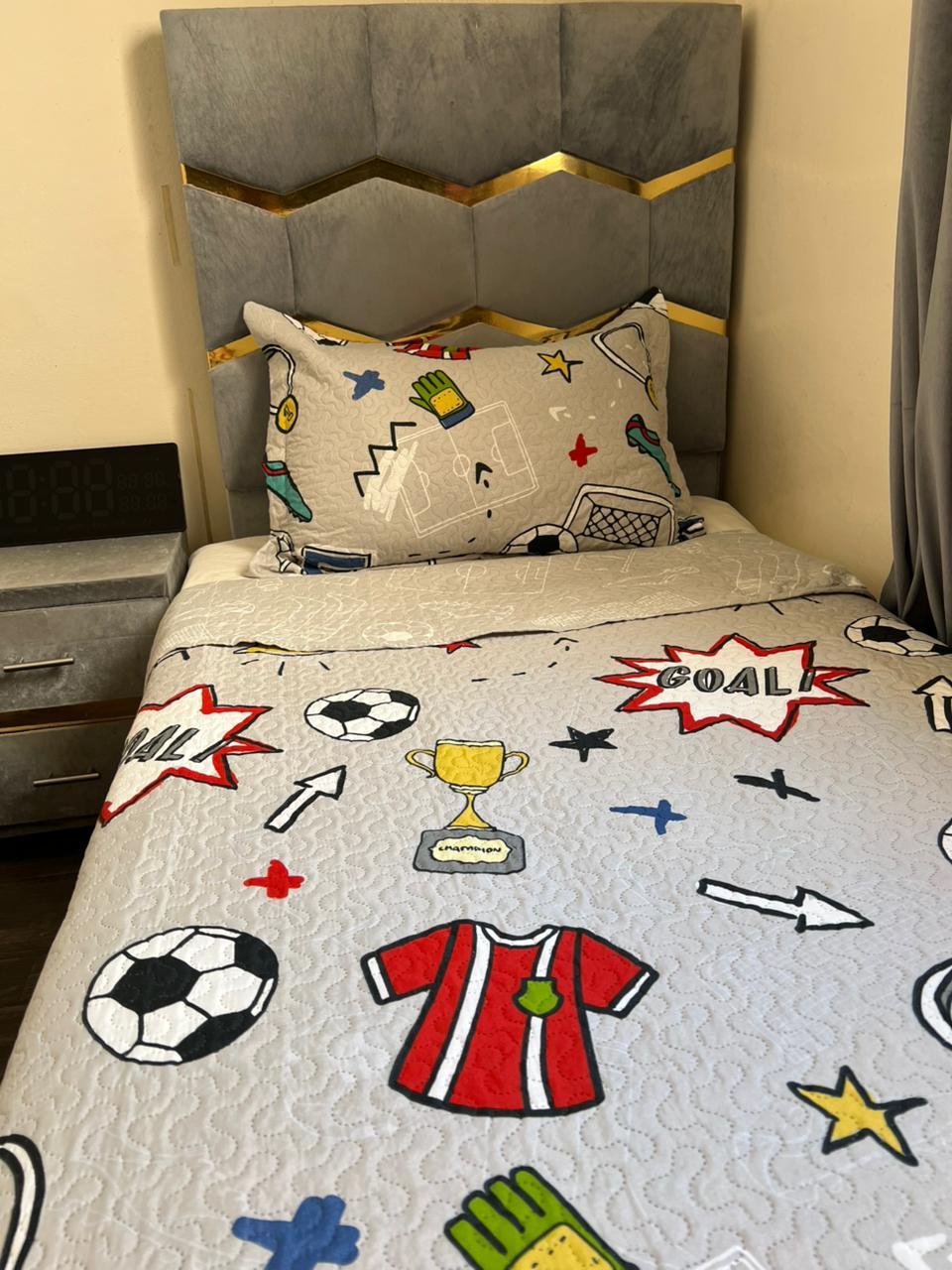 Couvre-lit enfant – Thème Football